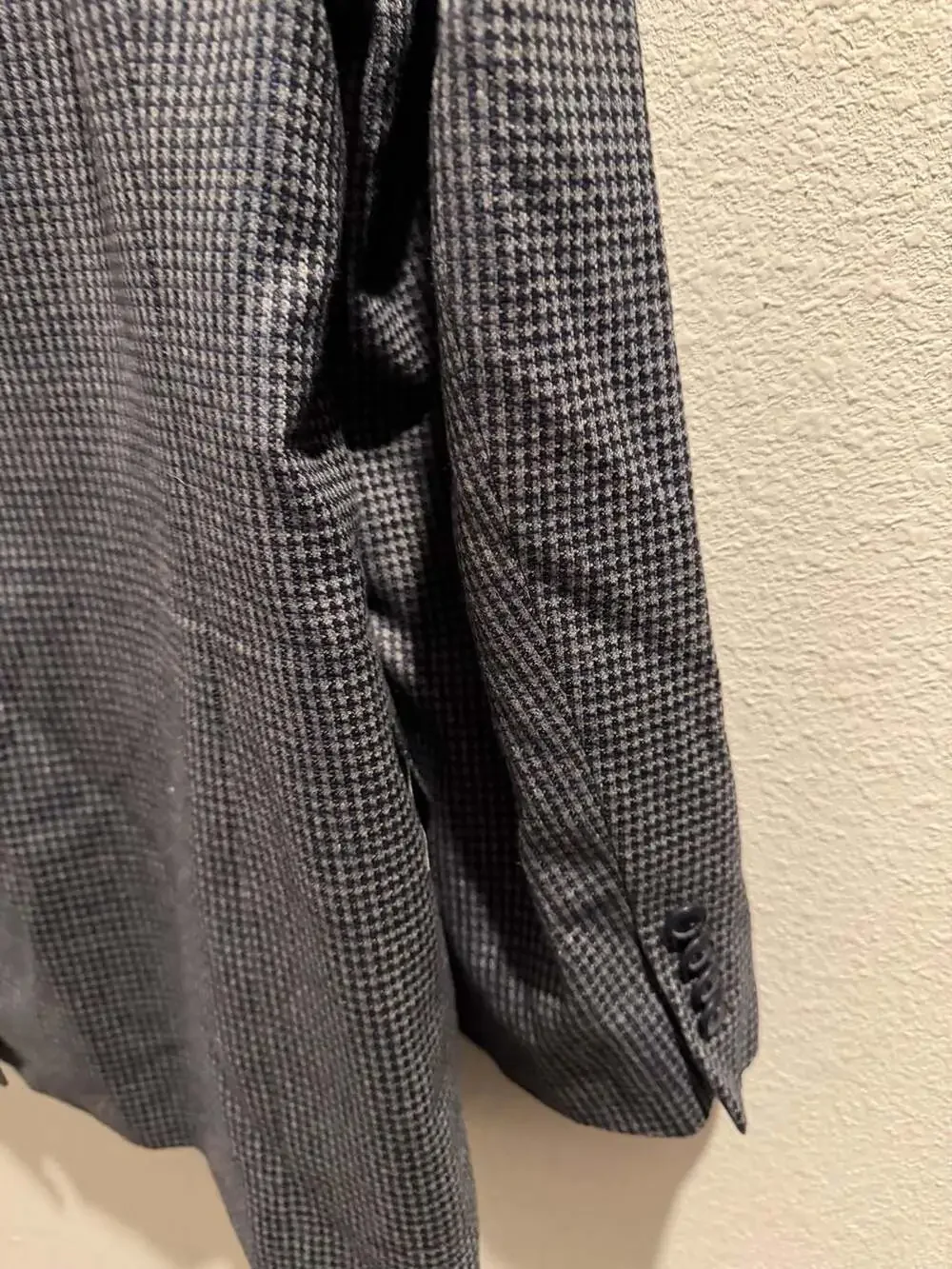 John W. Nordstrom Lanificio di Pray Wool and Silk Houndstooth Blazer